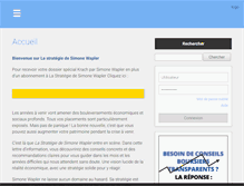 Tablet Screenshot of lastrategiedesimonewapler.com